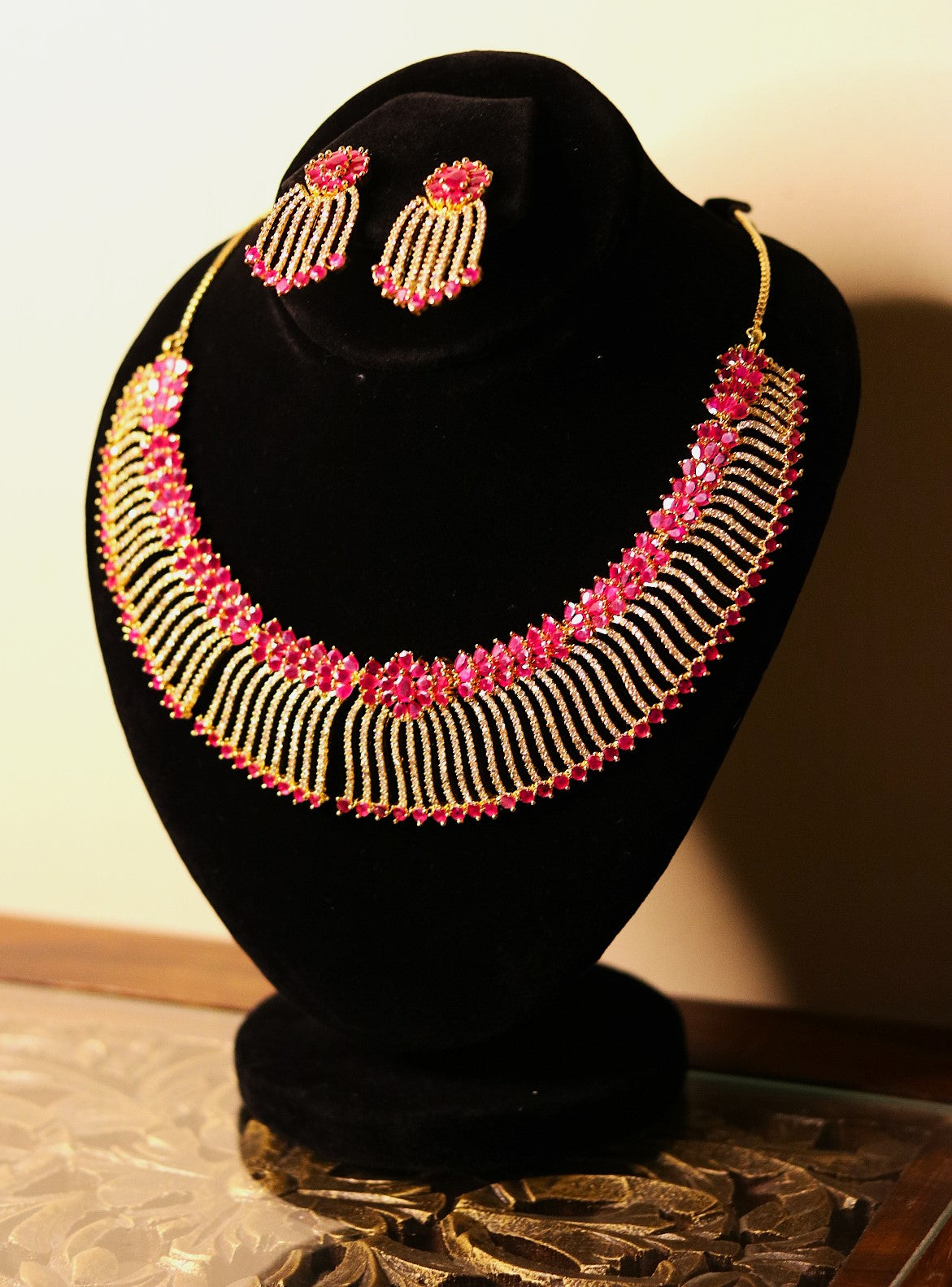 Pink Zircon set