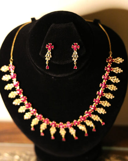 American diamond-cut Zircon set