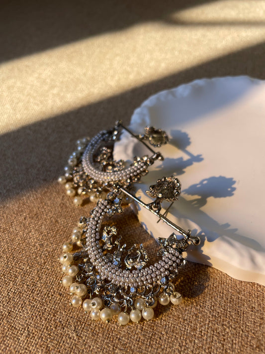 Swan earrings