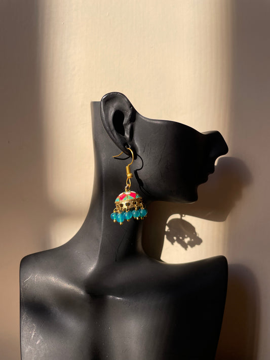 Colorful small jhumki